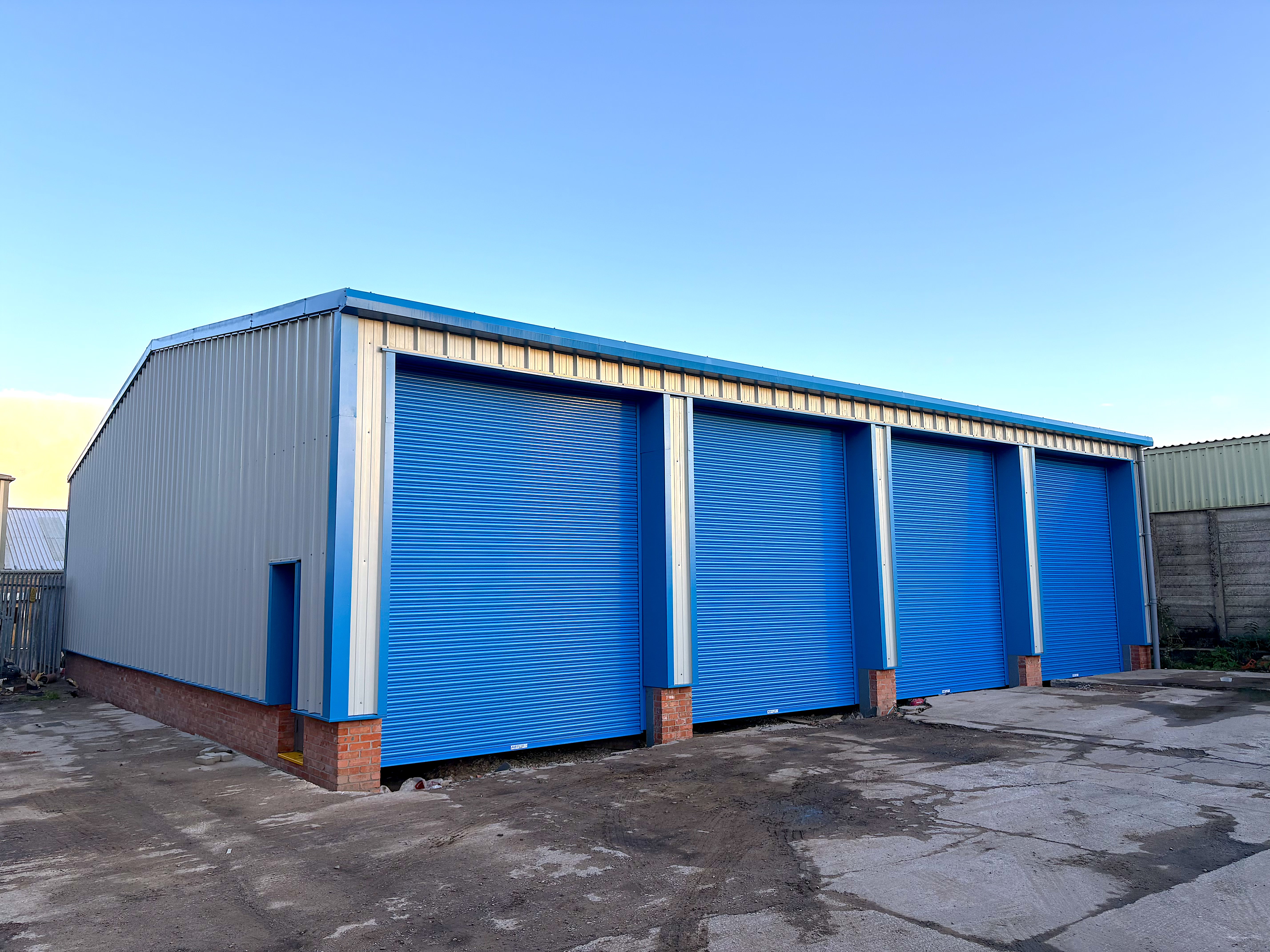 Completed steel frame project 1