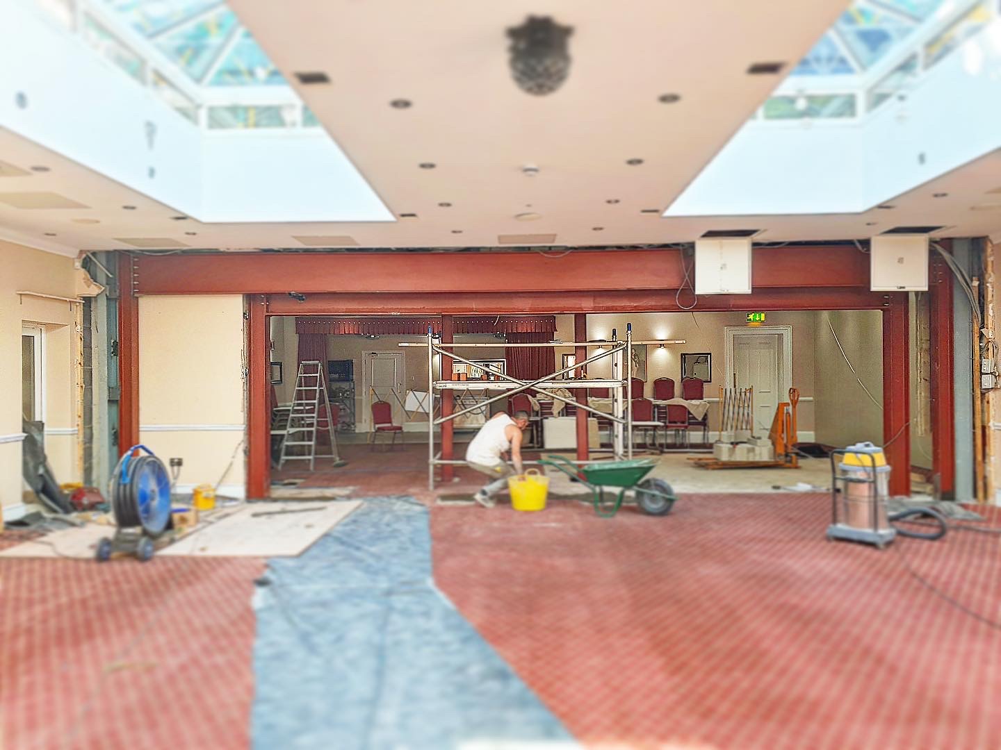 Completed steel frame project 11